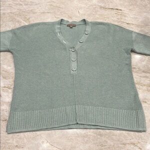 Lilla P‎ 3/4 Sleeve Sweater Pistachio Green Size Small